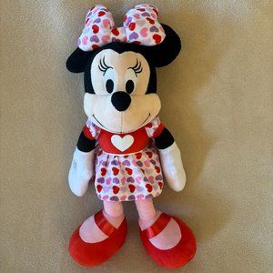 VALENTINE'S DAY DISNEY MINNIE MOUSE PLUSH Size  Large 19"